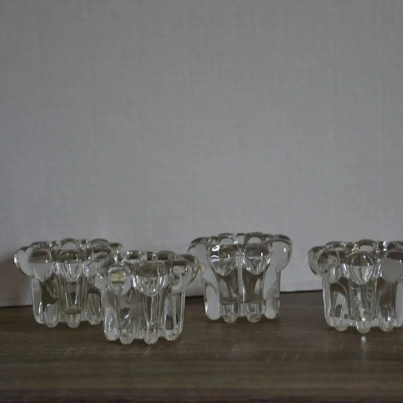 Four Vtg Tealight holders - Picture 3 of 4